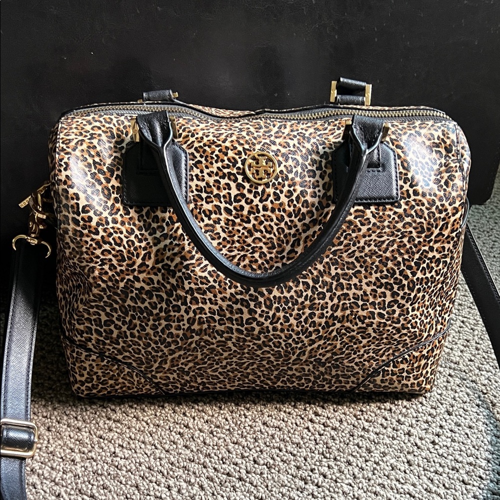 Tory Burch Leopard Print Women's Satchel